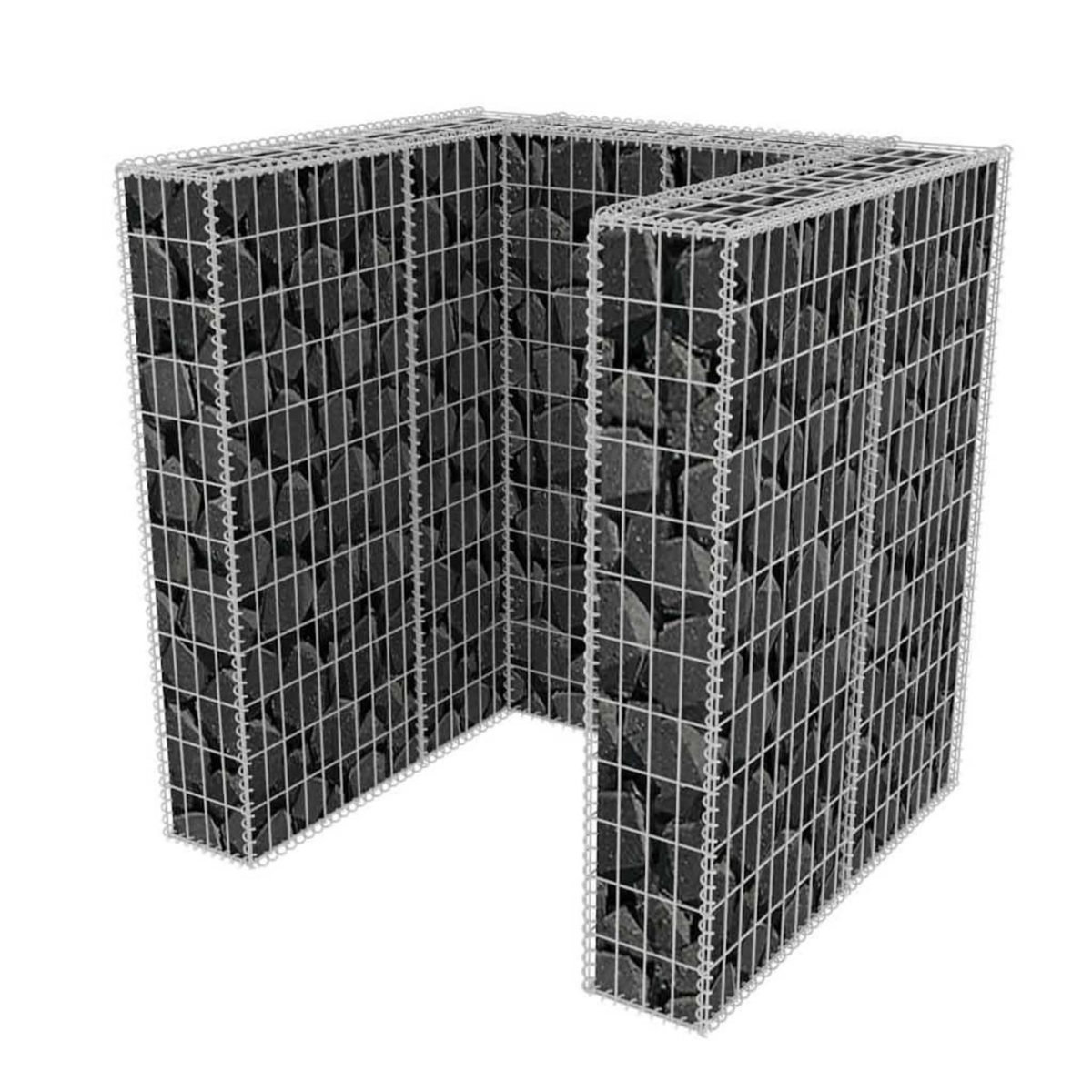 VIDAXL Panier de gabion simple Acier 110 x 100 x 120 cm