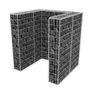 Voir la diapositive 5 : VIDAXL Panier de gabion simple Acier 110 x 100 x 120 cm