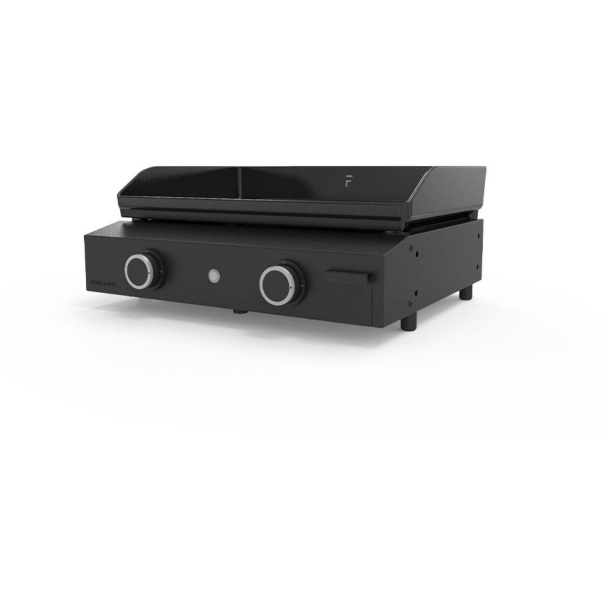 FORGE ADOUR Plancha gaz origin g 60 an noir 2 brûleurs à poser, 59.5x39.5 cm