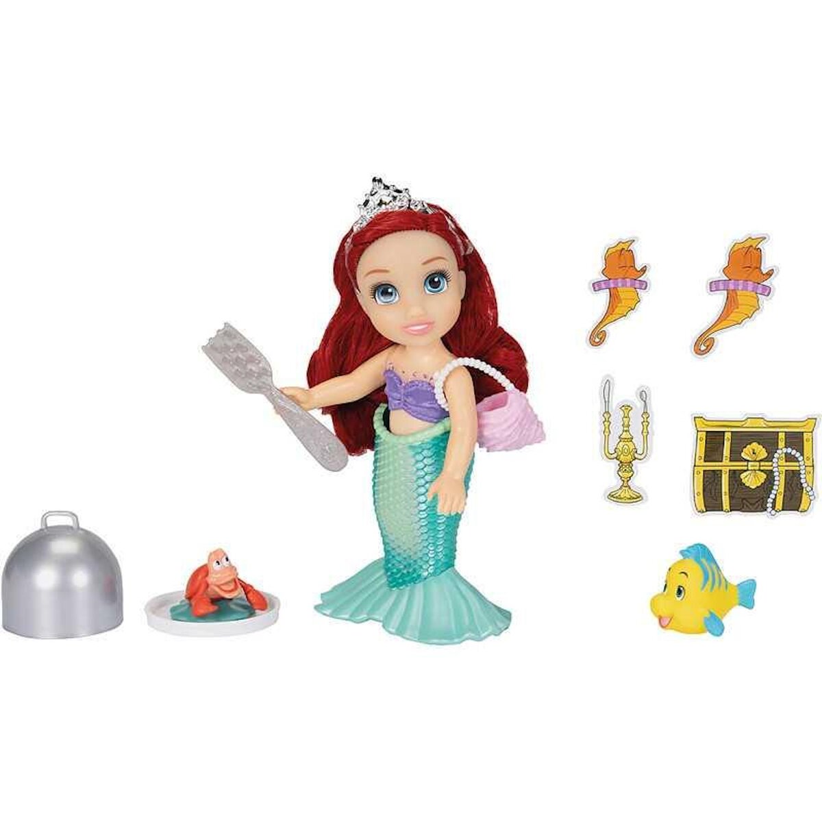 Jakks Pacific Poupée princesse Ariel 15 cm JAKKS PACIFIC JAC233804 RF1 E