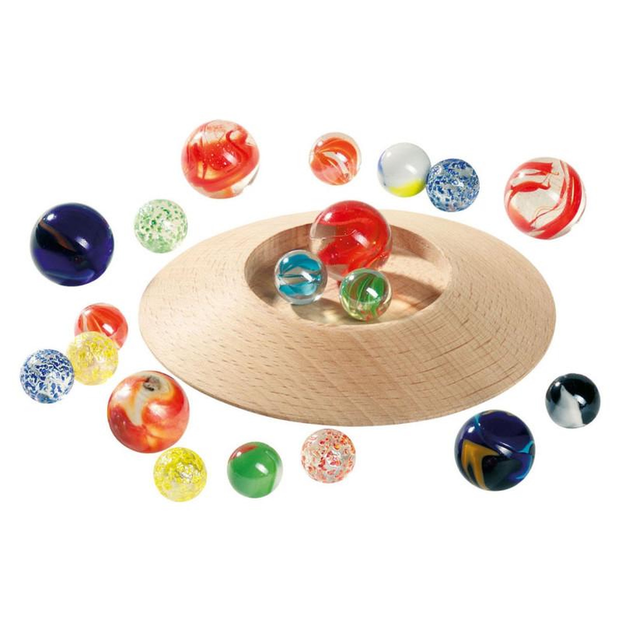 Goki GOKI Jeu de billes avec plateau et 31 billes