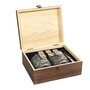 Voir la diapositive 2 : Paris Prix Coffret Whisky 10 Pièces  Gentleman  21cm Marron