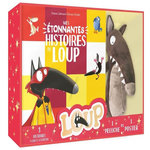 MES ETONNANTES HISTOIRES LOUP. COFFRET AVEC 1 PELUCHE ET 1 POSTER, Lallemand Orianne