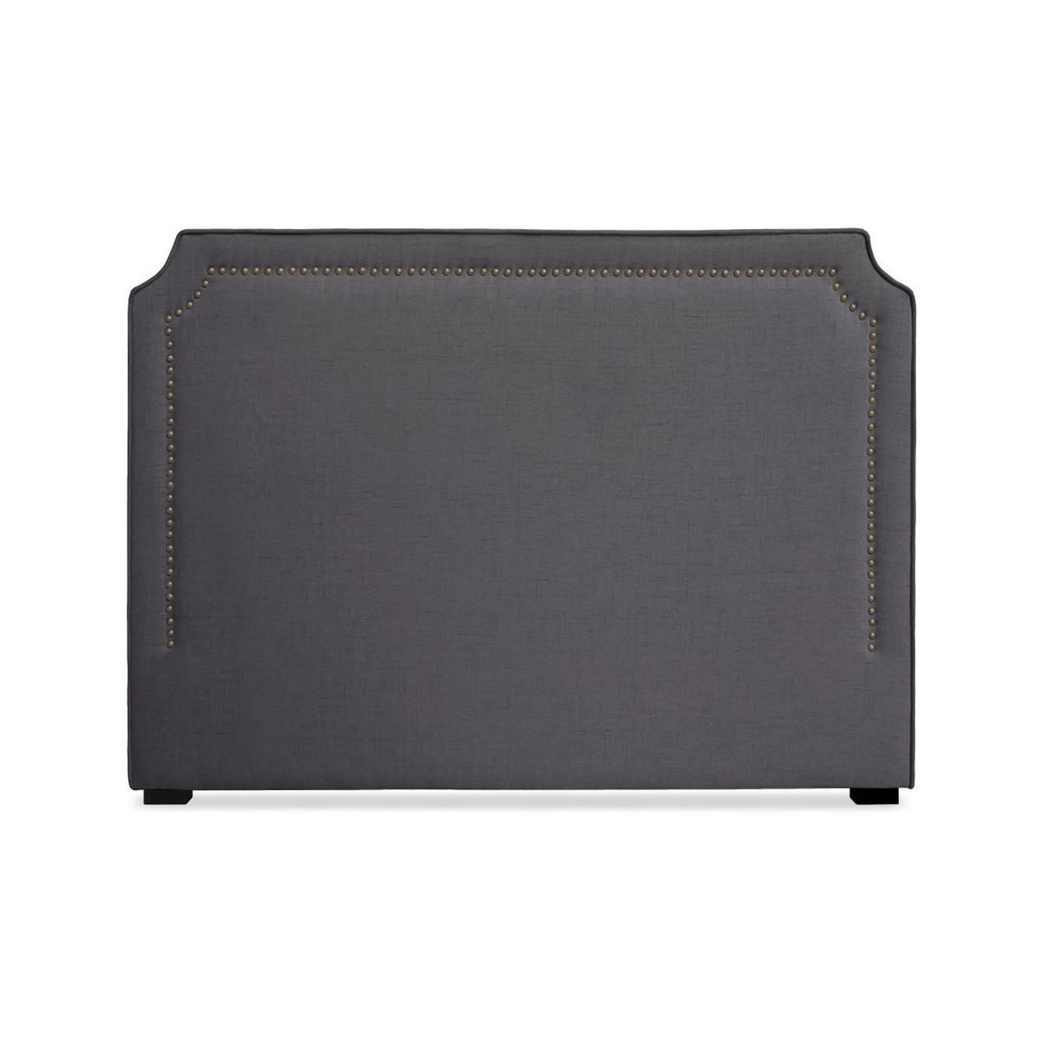 Paris Prix Tête de lit  design en tissu  selena  160cm gris