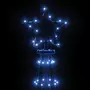 VIDAXL Sapin de Noël avec piquet Bleu 108 LED 180 cm