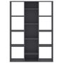 Voir la diapositive 5 : VIDAXL Separateur de piece/Bibliotheque Gris 100x24x140 cm Agglomere