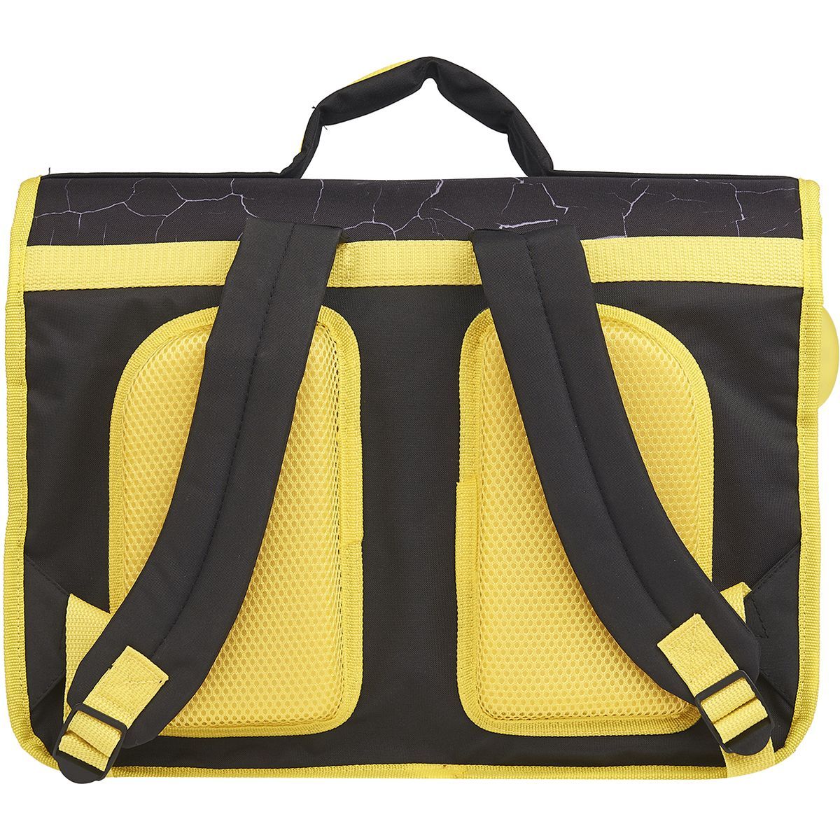 DC COMIC'S Cartable 41 cm CM1/CM2 noir et jaune Batman