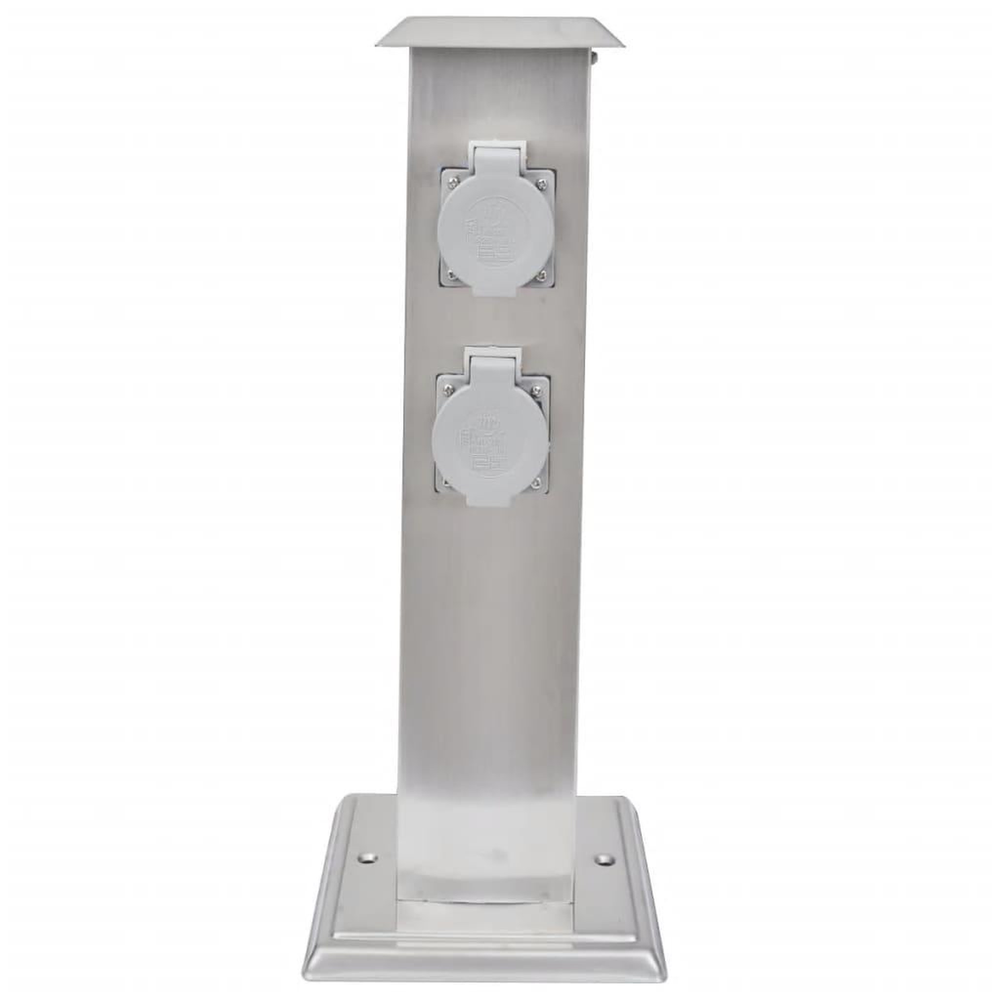 Voir la diapositive 2 : VIDAXL Pilier de prise de jardin Acier inoxydable