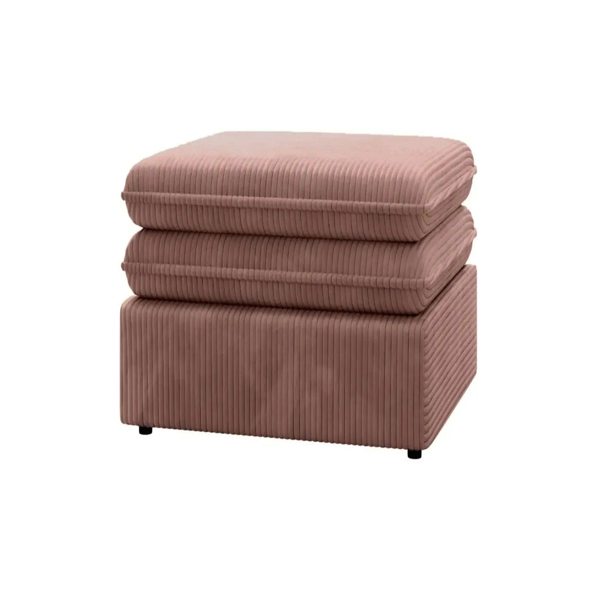 Voir la diapositive 4 : CASANOVA PARIS Oscar - pouf velours cotelé