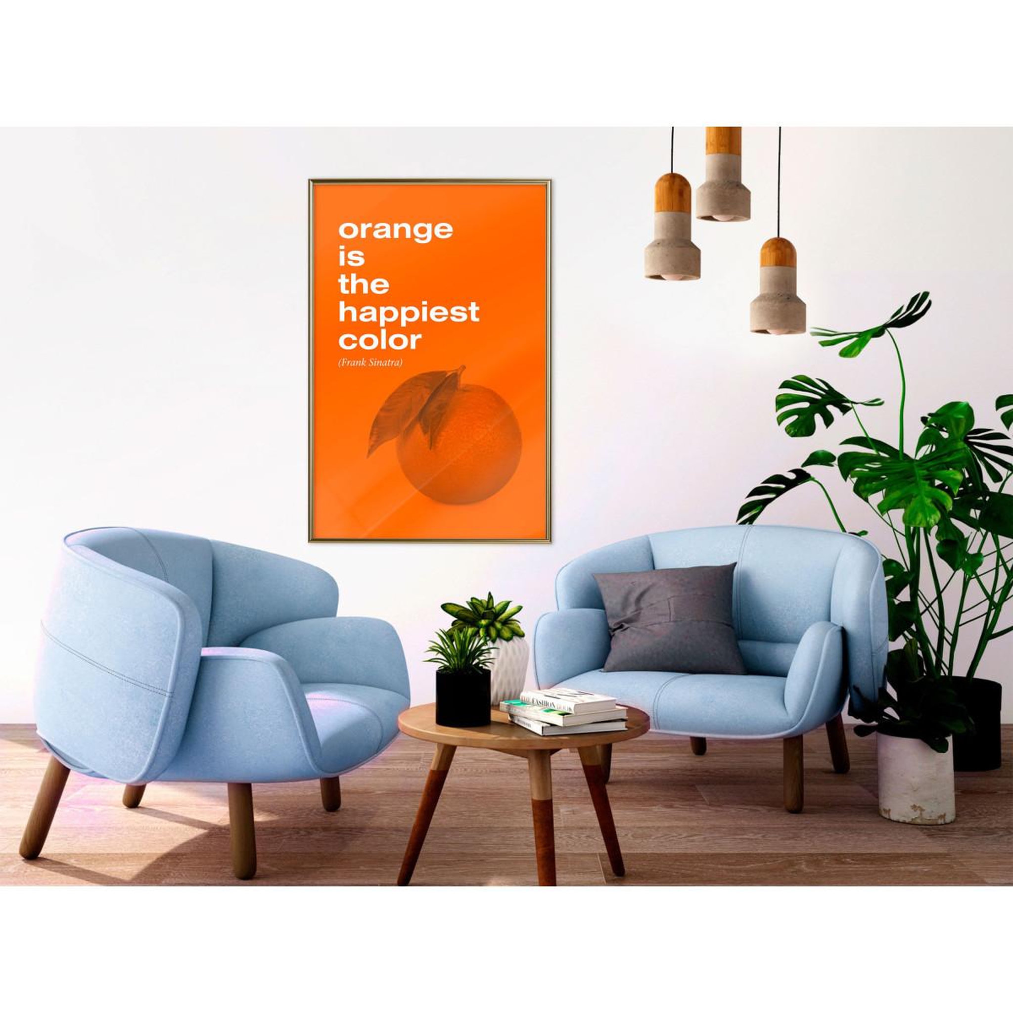 Voir la diapositive 2 : Paris Prix Affiche murale encadrée  orange colour