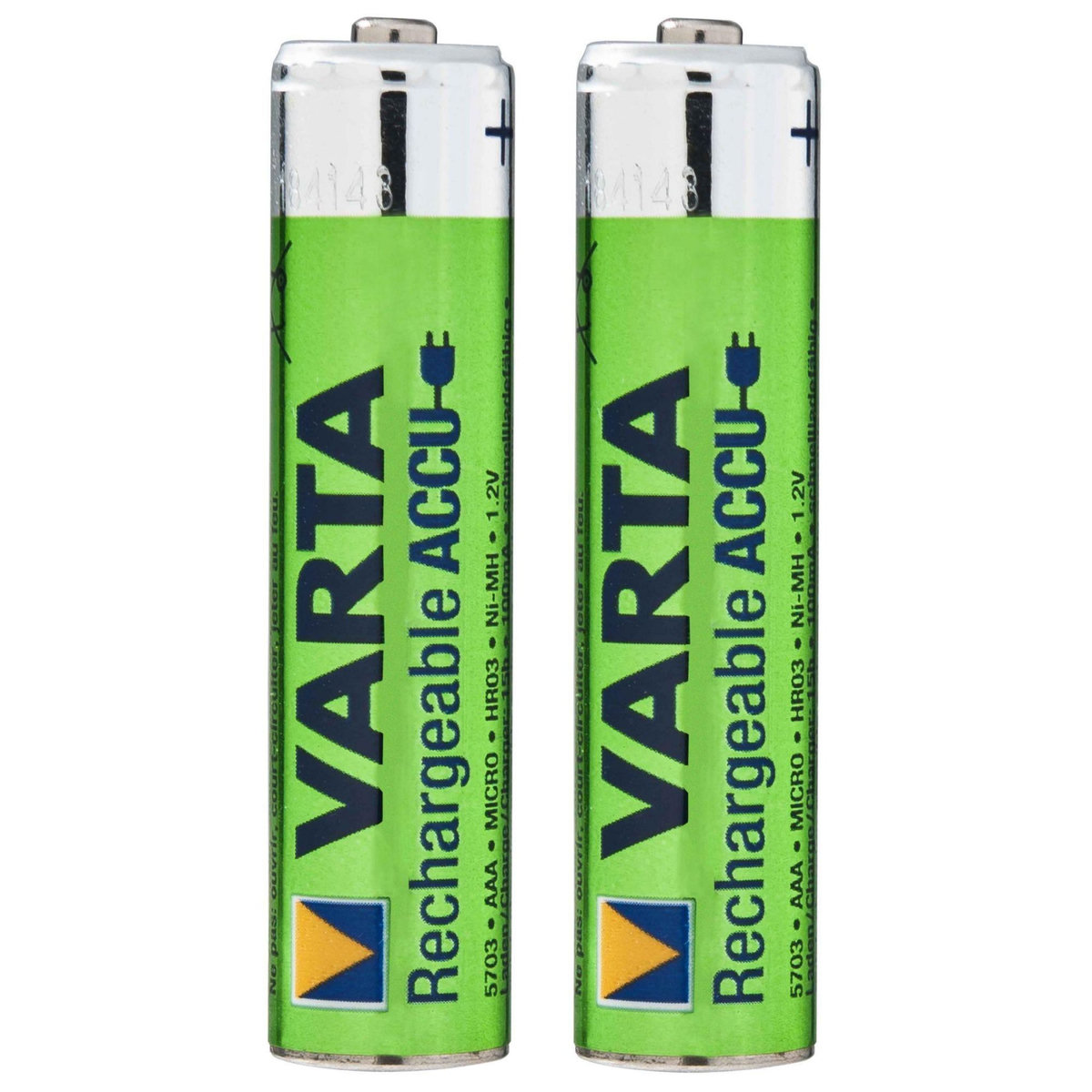 Varta Pile rechargeable AAA R3 Varta 2 pièces