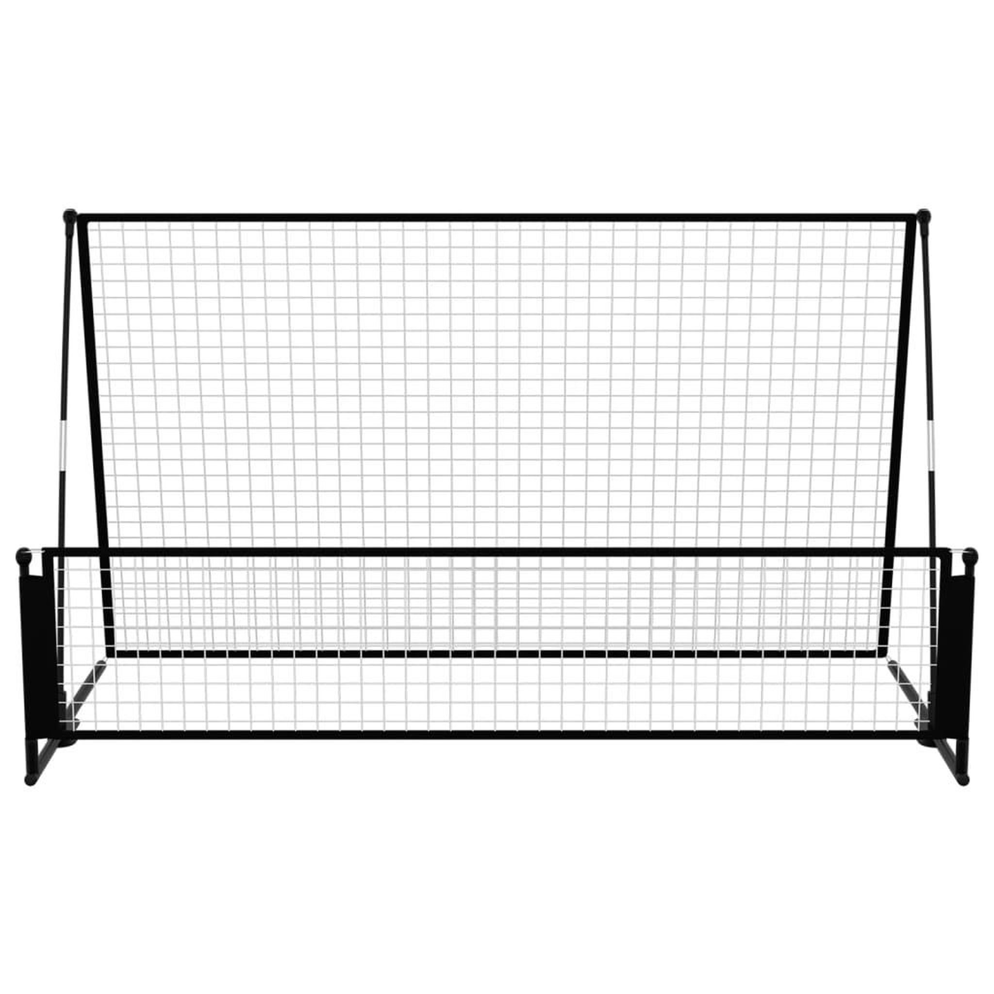 Voir la diapositive 3 : VIDAXL But de football de rebondissement 2 en 1 202x104x120 cm Acier