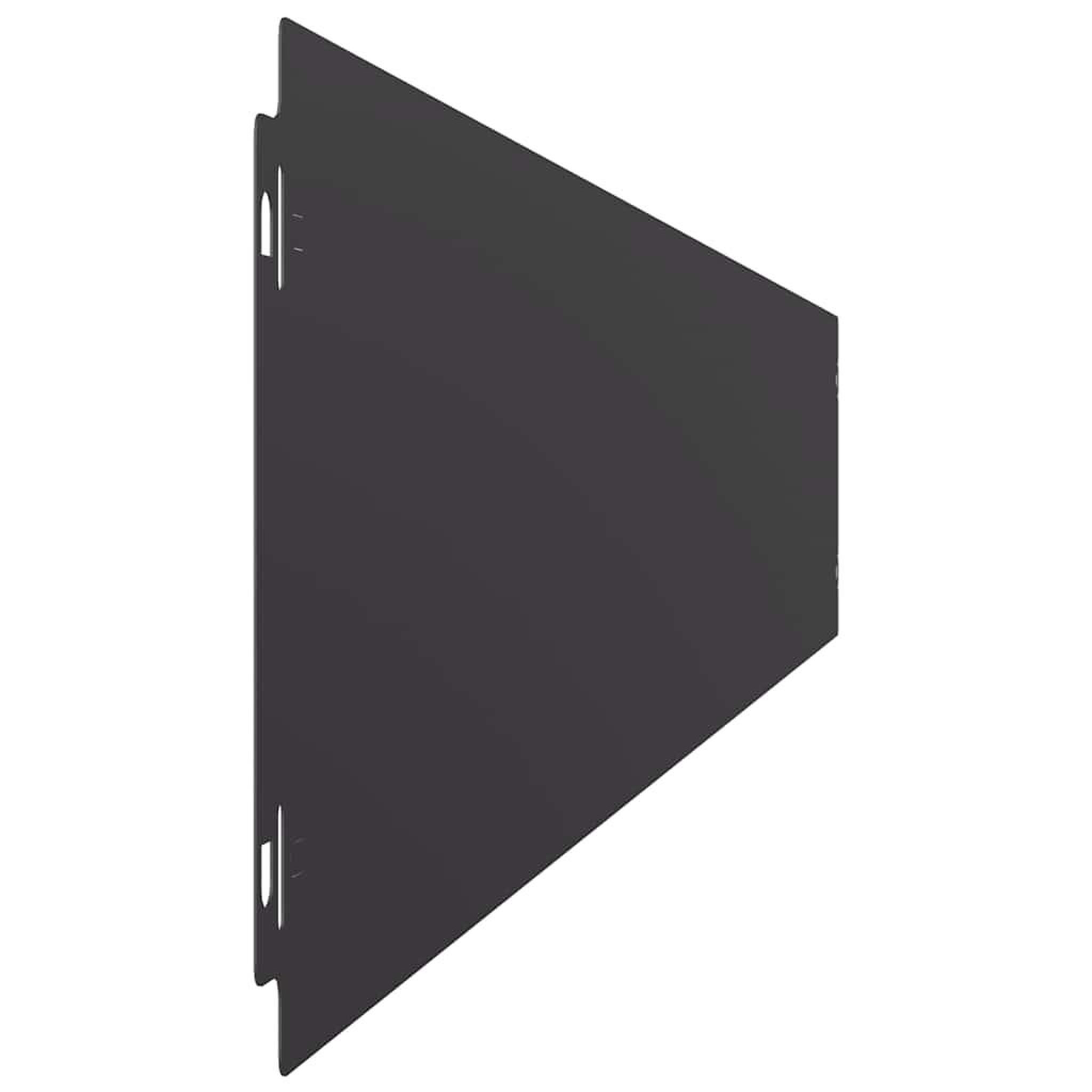 Voir la diapositive 5 : VIDAXL Bordures de pelouse 50 pcs noir 15x103 cm acier lamine a froid