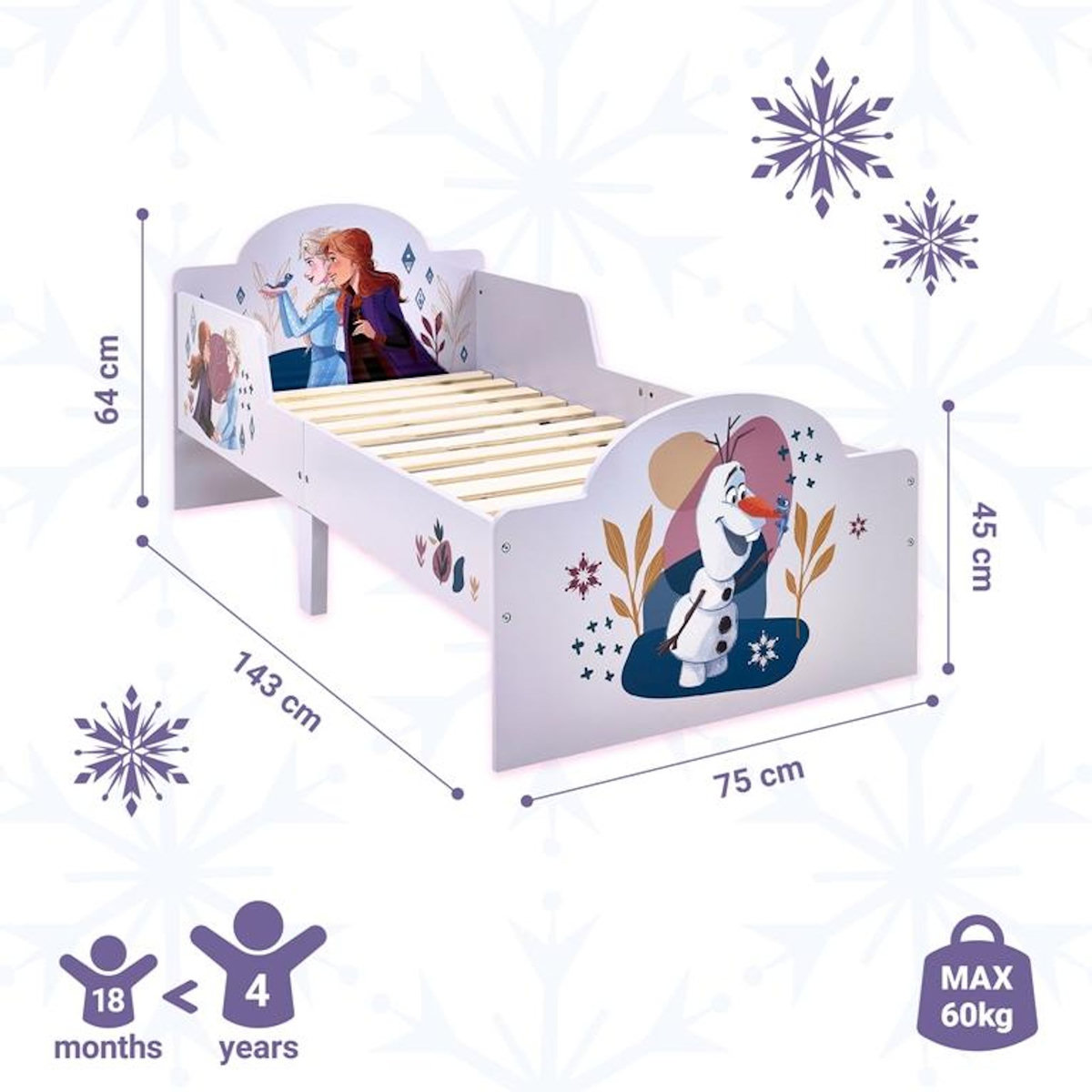 DISNEY Lit La Reine des Neiges