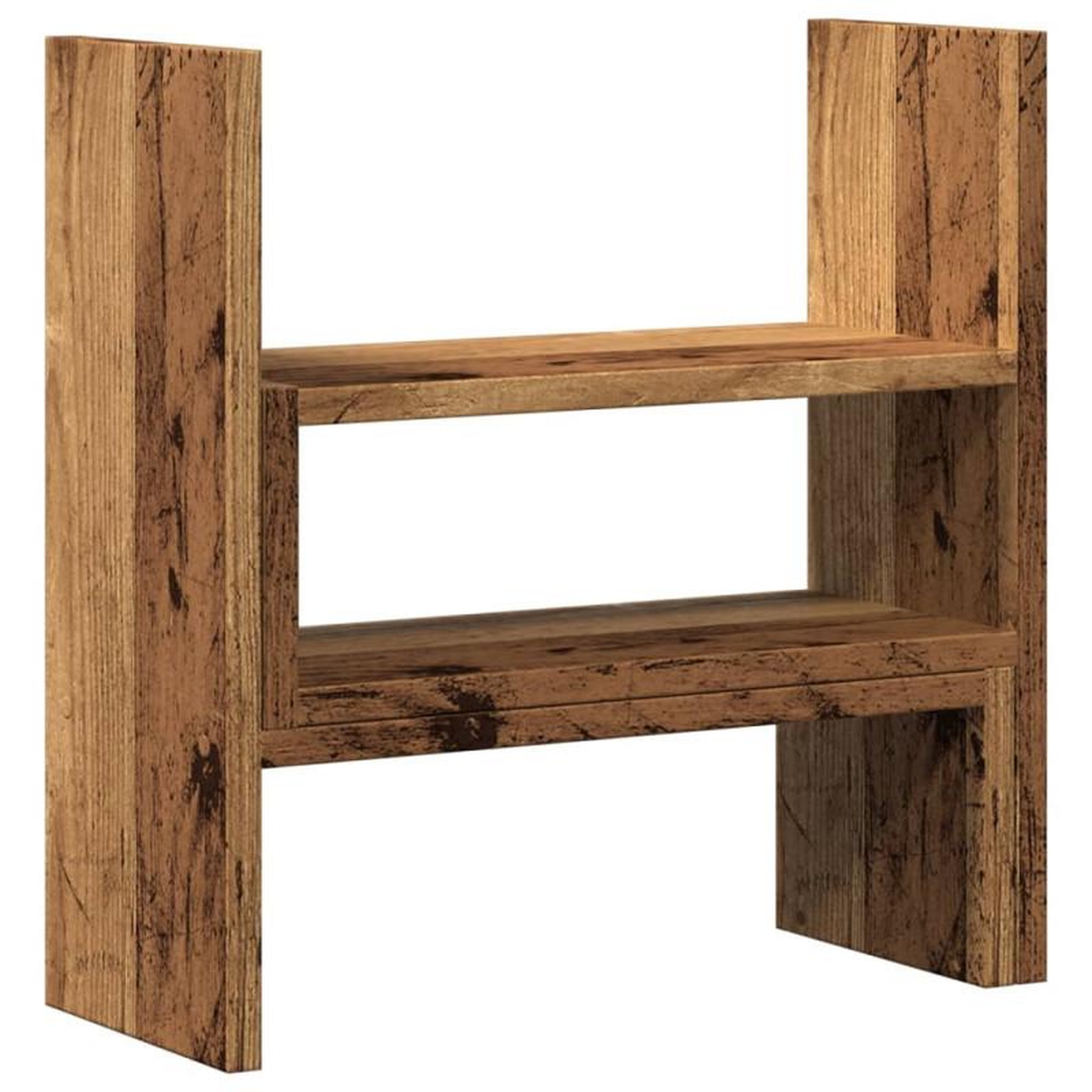Voir la diapositive 6 : VIDAXL Organisateur de bureau réglable vieux bois bois d ingénierie