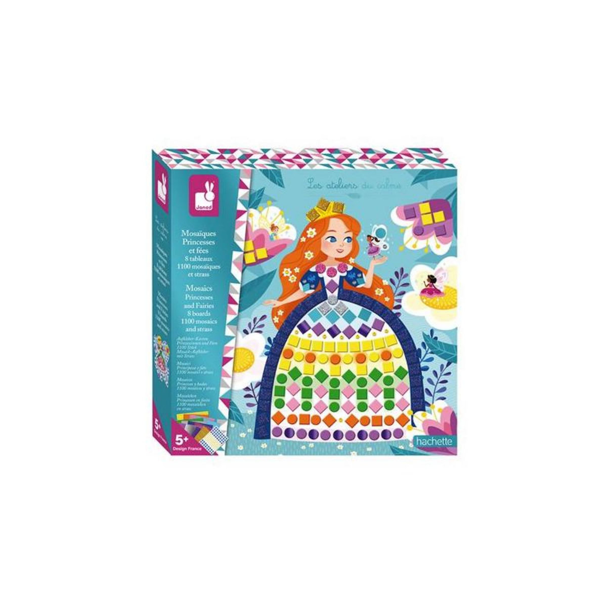 JANOD Kit créatif Janod mosaïques princesses et fées