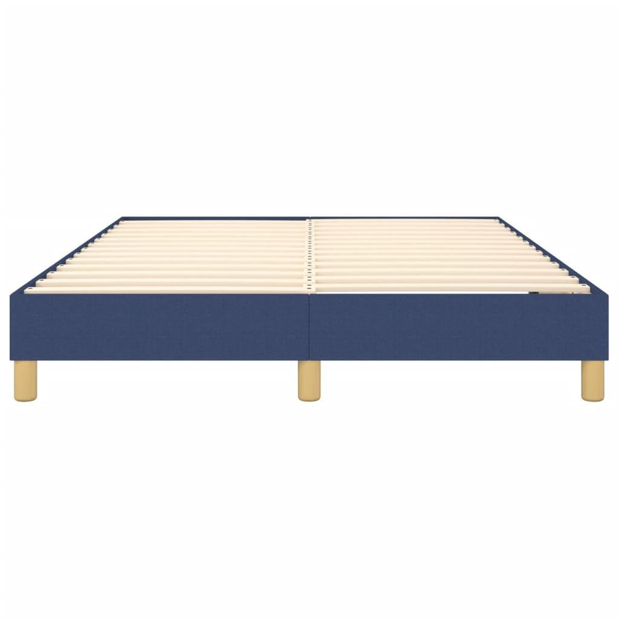 Voir la diapositive 5 : VIDAXL Cadre de lit sans matelas bleu 140x200 cm tissu