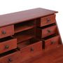 Voir la diapositive 5 : VIDAXL Bureau secretaire Marron 78x42x103 cm Bois d'acajou massif