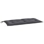 Voir la diapositive 2 : VIDAXL Coussin de banc de jardin anthracite 100x50x7 cm tissu oxford