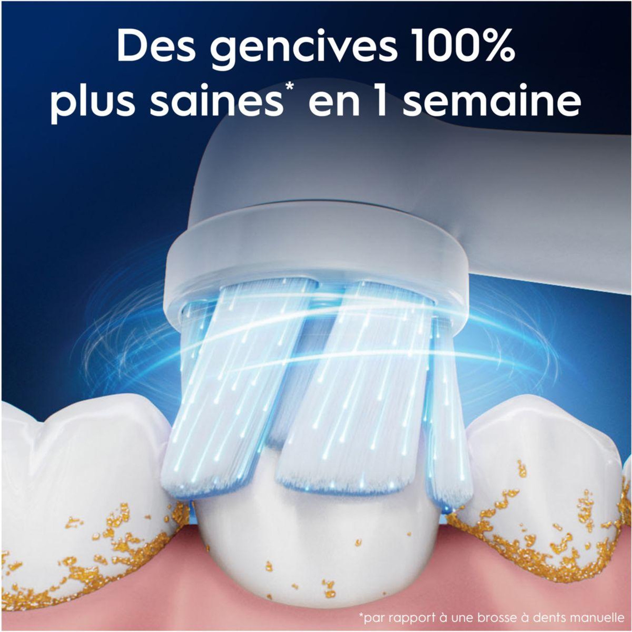 Voir la diapositive 2 : ORAL B Brossette dentaire io gentle care blanc x3