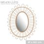 Voir la diapositive 3 : FORNORD Miroir Dalia bambou 52x60 cm