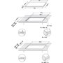 Voir la diapositive 2 : Whirlpool Table de cuisson induction 75cm 4 feux 7200w noir - wlb2977ne