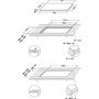 Voir la diapositive 2 : Whirlpool Table de cuisson induction 75cm 4 feux 7200w noir - wlb2977ne