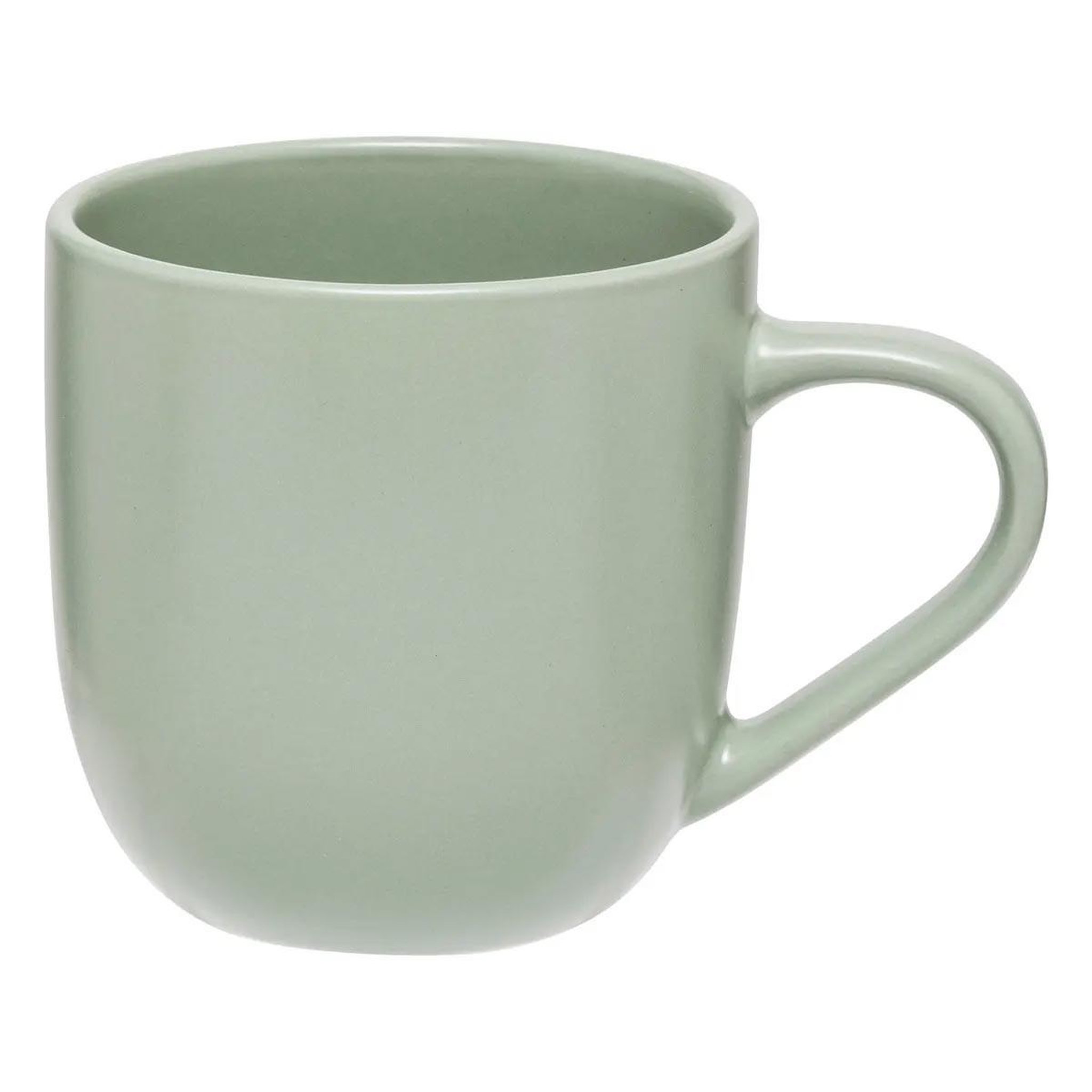 Voir la diapositive 2 : SECRET DE GOURMET Lot de 6 mugs en céramique  maé  24cl vert olive