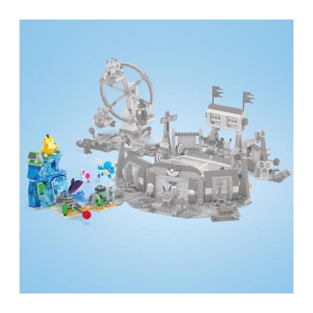 MATTEL Jeu de construction Mattel MEGA Pokémon Aventure Aquatique Bleu
