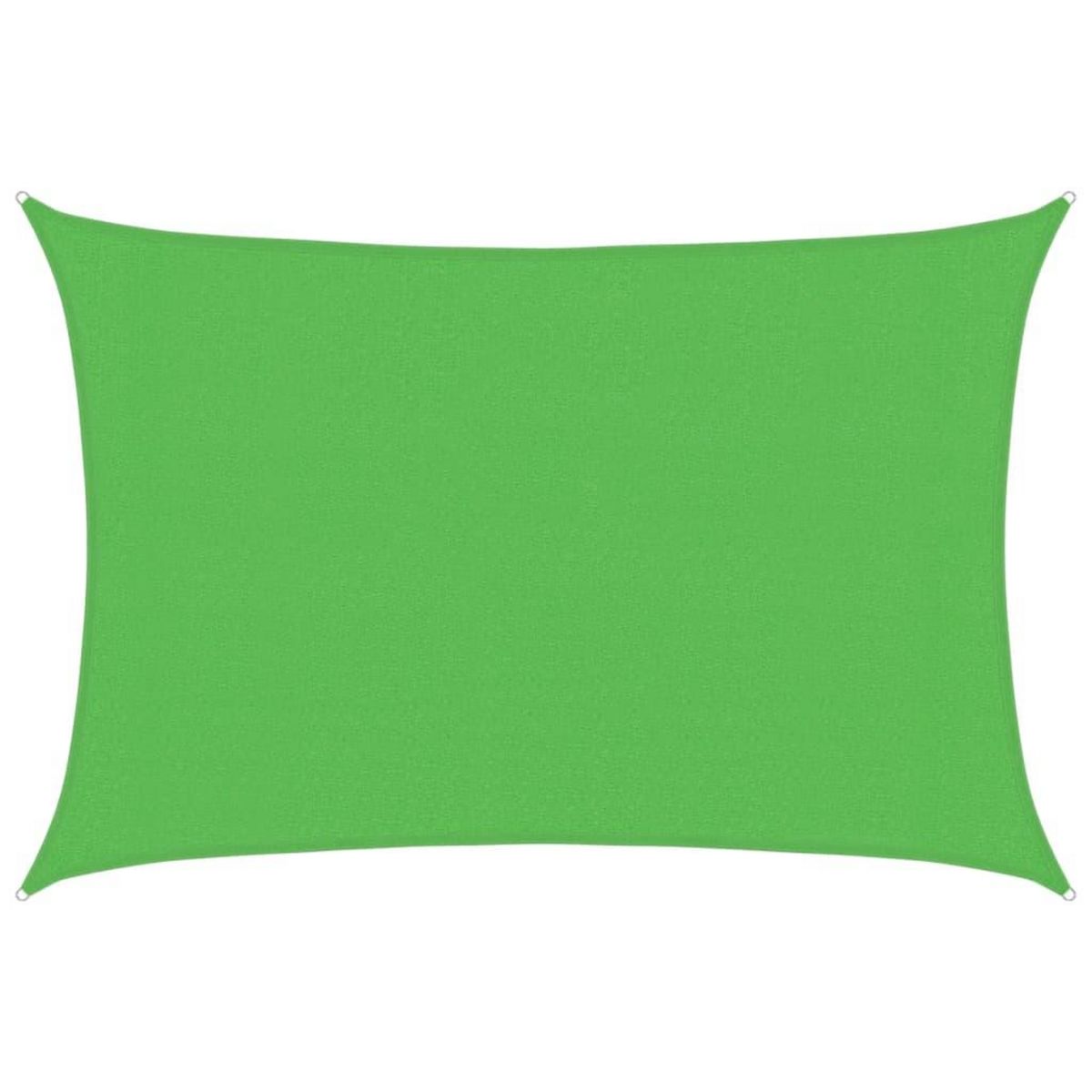 VIDAXL Voile d'ombrage 160 g/m^2 Vert clair 3x4 m PEHD