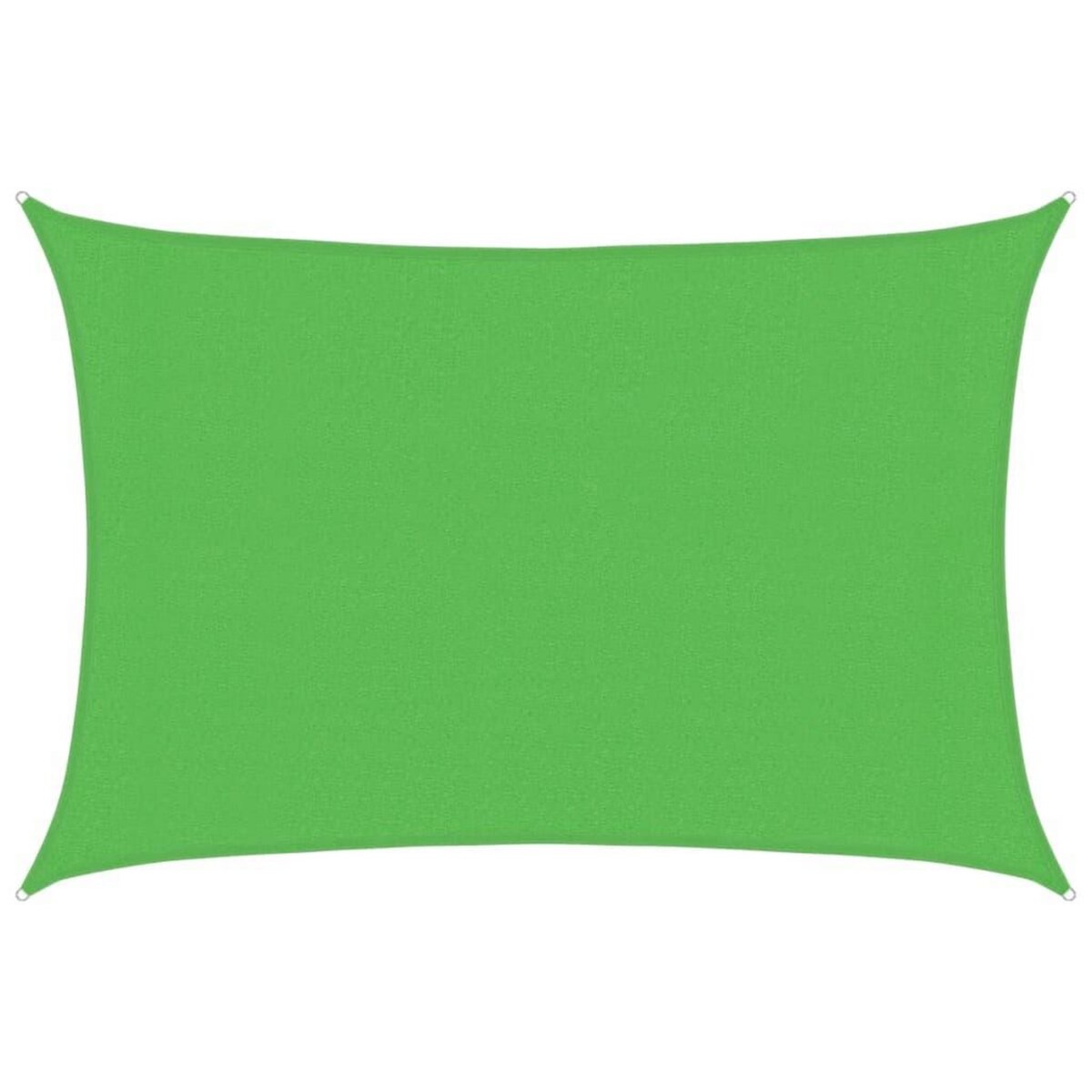 VIDAXL Voile d'ombrage 160 g/m^2 Vert clair 3x4 m PEHD