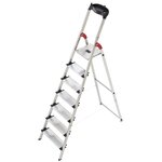 HAILO Escabeau 7 marches larges 3m25 en aluminium - PROFISTEP XXL