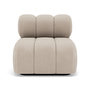 Voir la diapositive 1 : LISA DESIGN Ruby - module d'assise en velours texturé