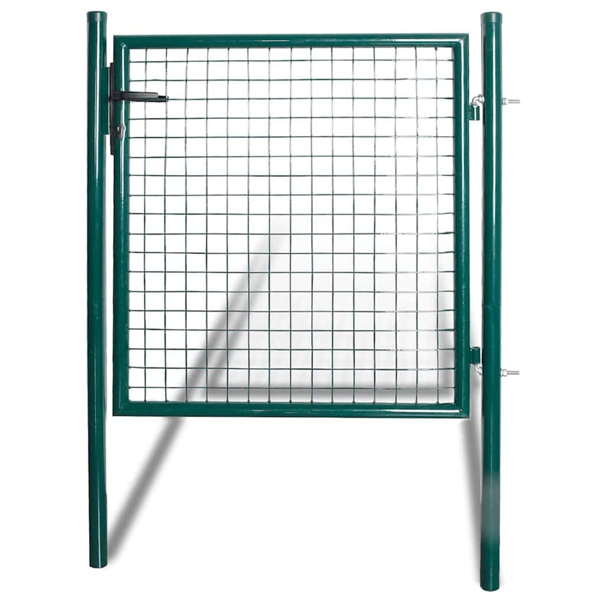 VIDAXL Portail de cloture a une porte 100x100 cm en acier thermolaque