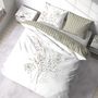 Voir la diapositive 2 : Home collection Parure de couette 3pcs 240x220cm better coton bci soliflore