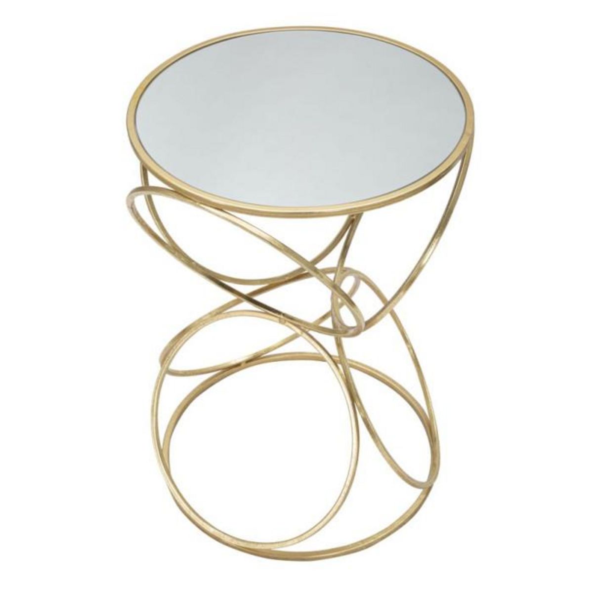 Paris Prix Table d'Appoint Design  Circle  61cm Or