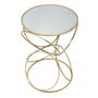 Voir la diapositive 3 : Paris Prix Table d'Appoint Design  Circle  61cm Or