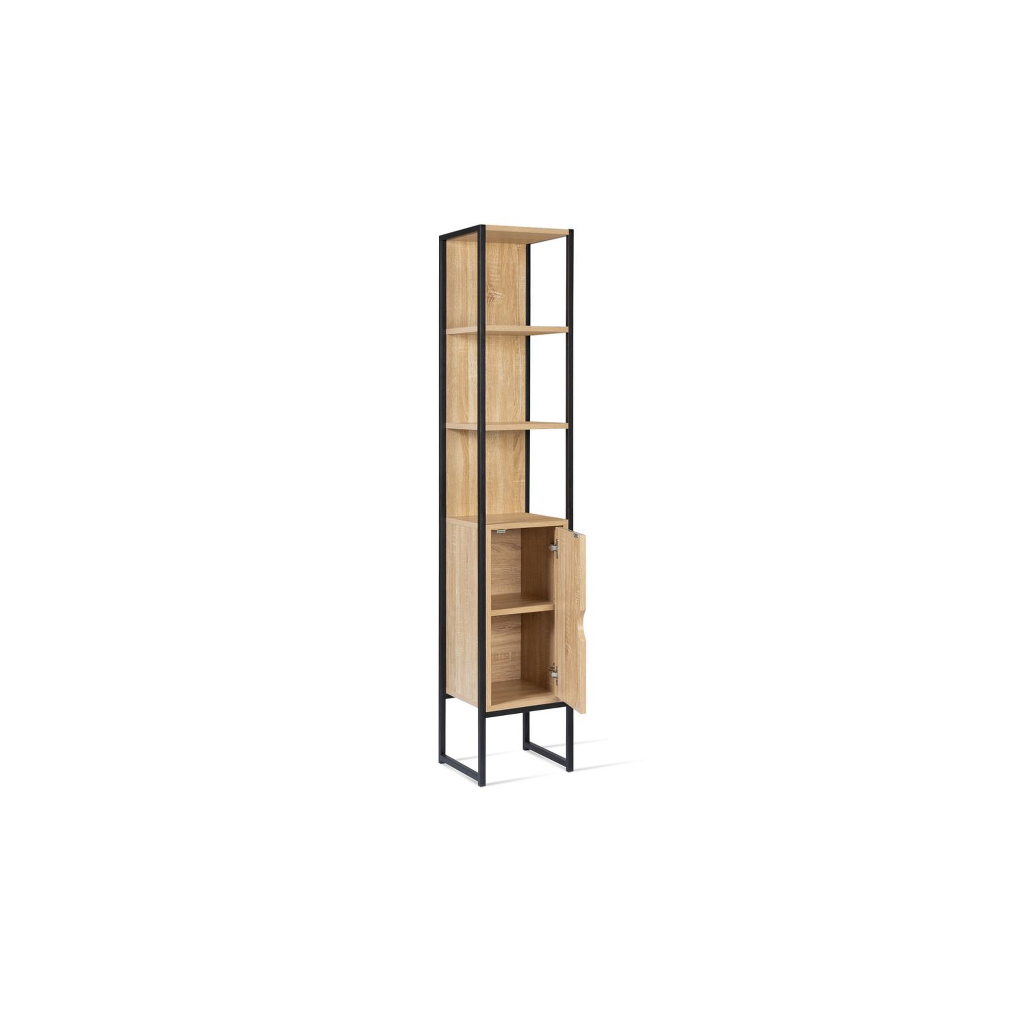 Voir la diapositive 2 : Colonne de salle de bain 1 porte 3 niche H170cm HOUSTON