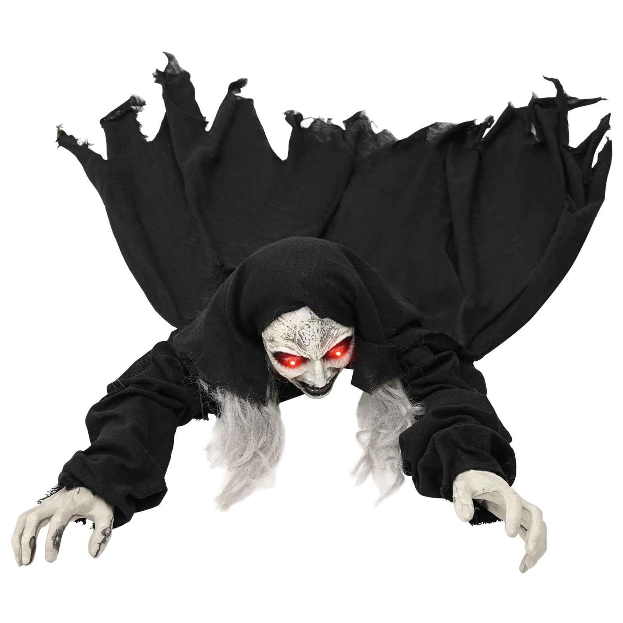 Voir la diapositive 4 : VIDAXL Zombie rampant d'Halloween SPOOKA Noir 41 x 130 x 24 cm
