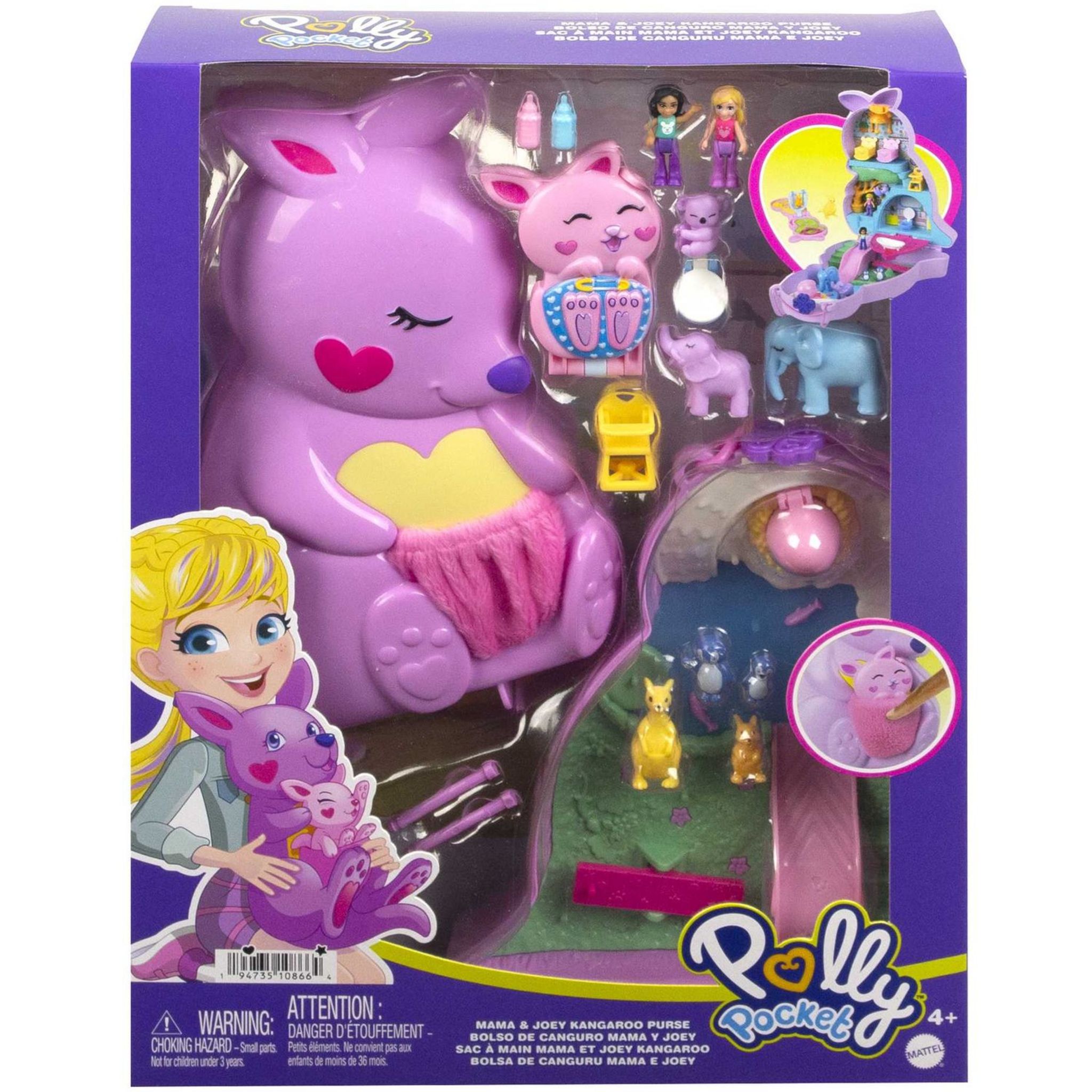 POLLY POCKET Sac surprise famille kangourou Polly Pocket 