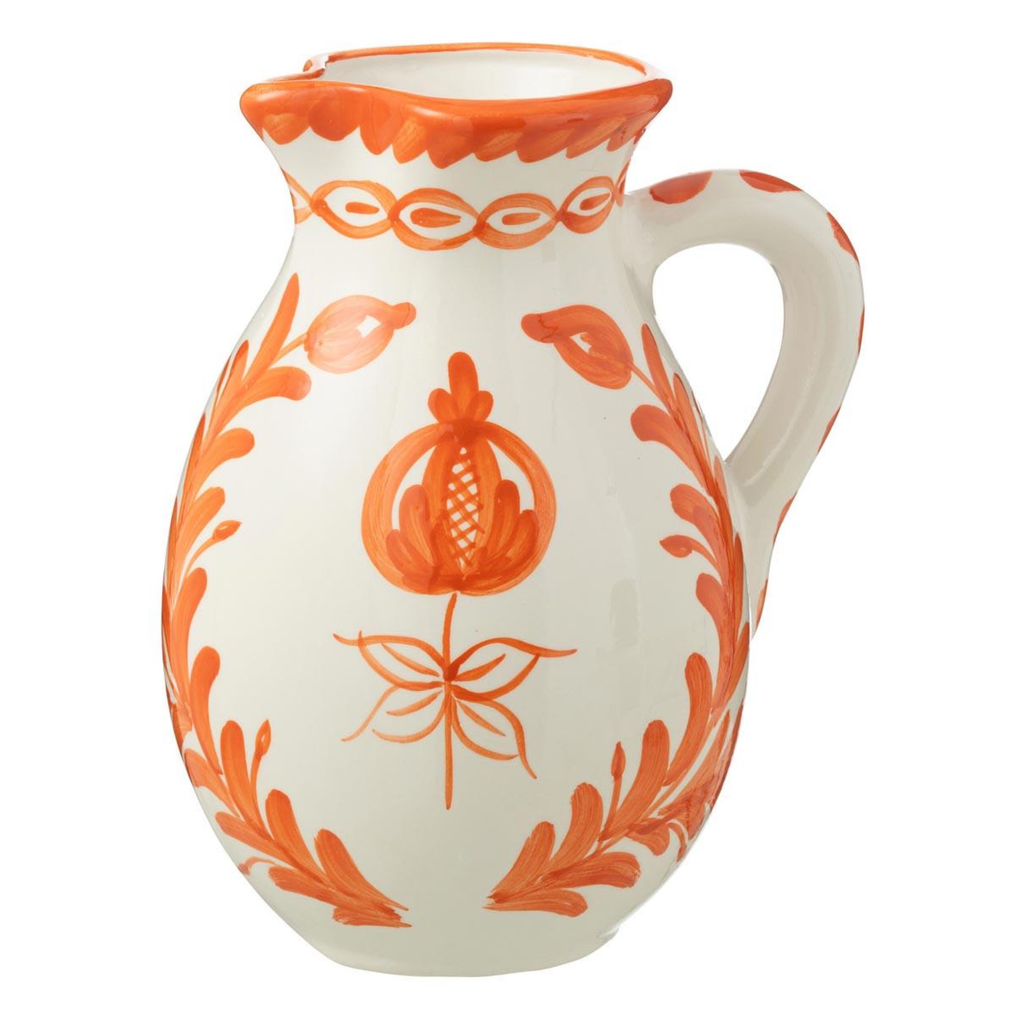 J-LINE Pichet en céramique  granada  3,3l orange