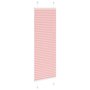 Voir la diapositive 4 : VIDAXL Store plisse rose 50x150 cm largeur du tissu 49,4 cm polyester