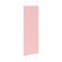 Voir la diapositive 4 : VIDAXL Store plisse rose 50x150 cm largeur du tissu 49,4 cm polyester