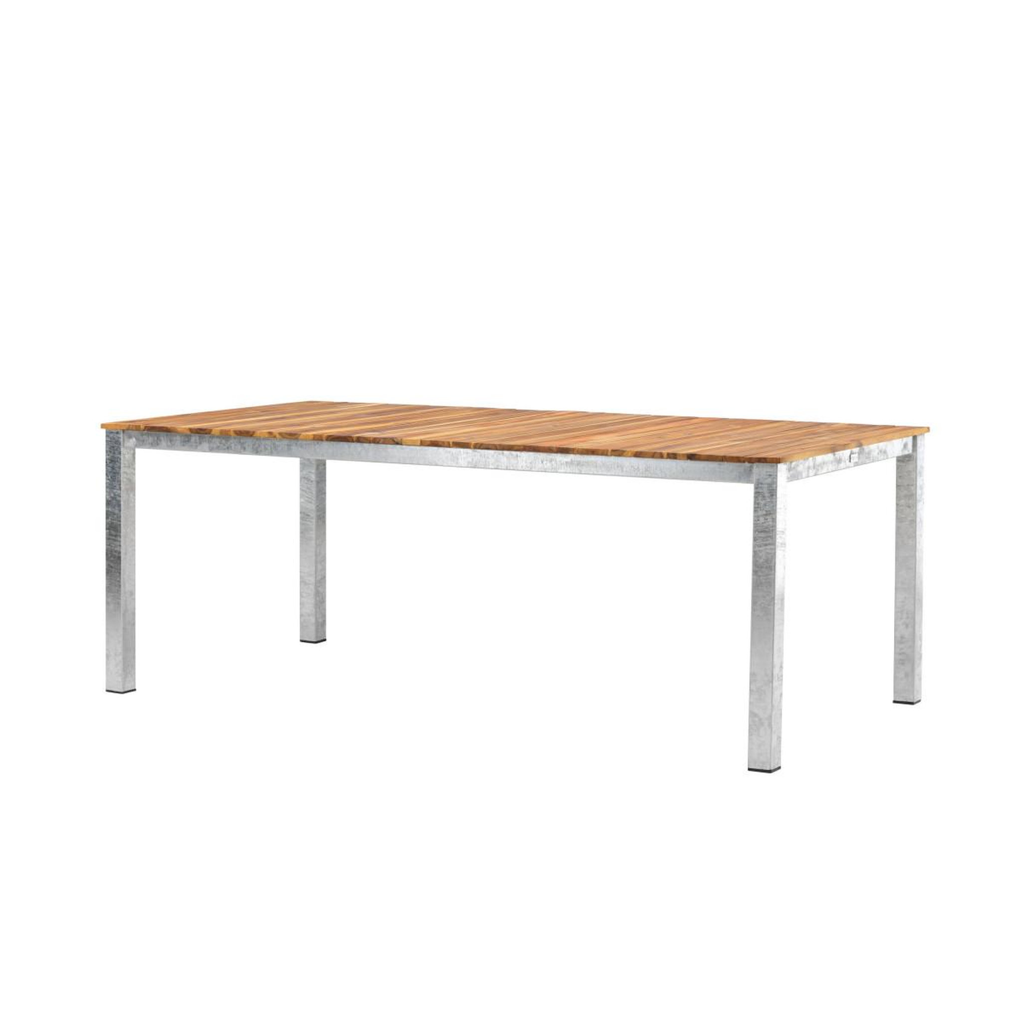 Voir la diapositive 5 : Paris Prix Table de jardin en bois  zenia  200cm naturel