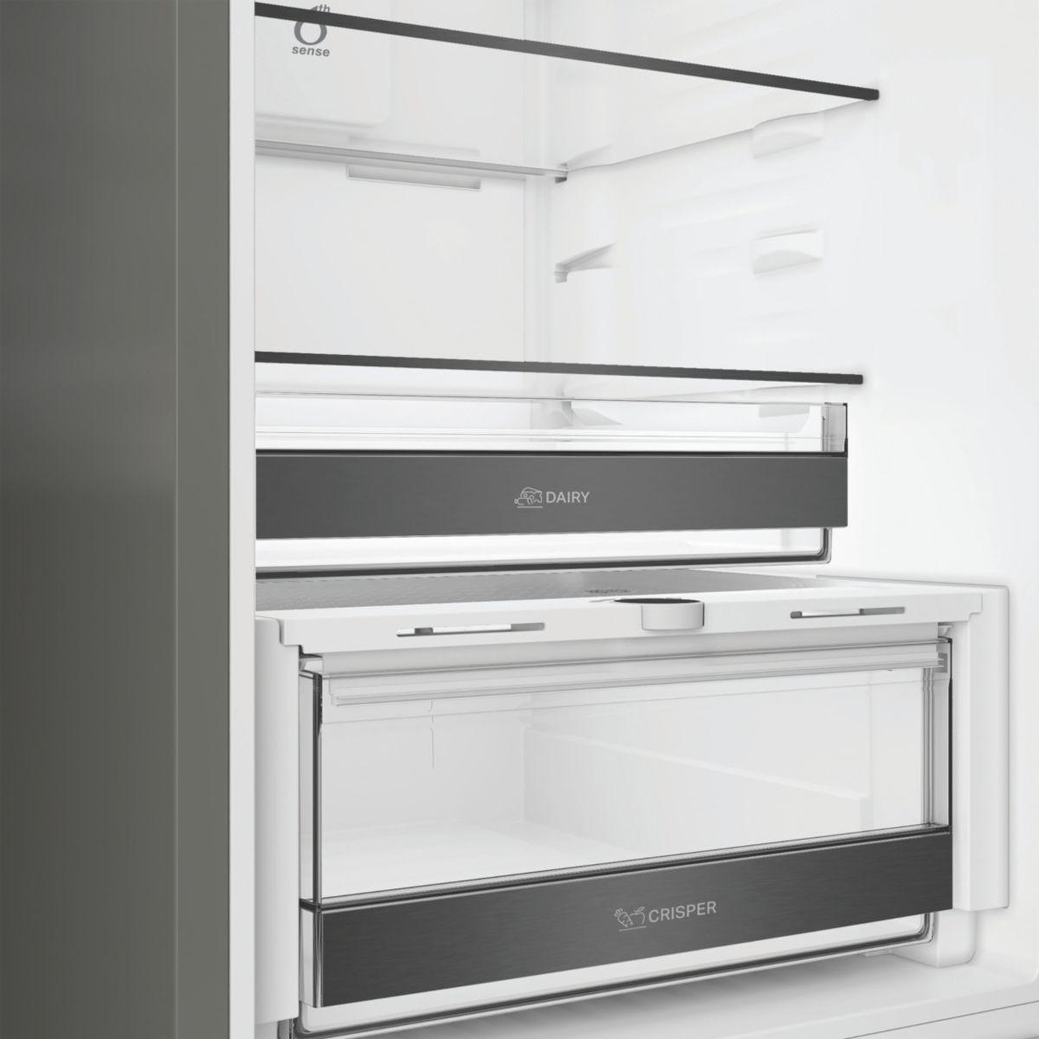 Voir la diapositive 5 : Whirlpool Réfrigérateur combiné whk26372x5ea3