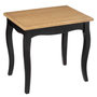 Voir la diapositive 2 : ATMOSPHERA Lot de 2 Tables Basses  Chrysa  60cm Noir