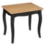 Voir la diapositive 2 : ATMOSPHERA Lot de 2 Tables Basses  Chrysa  60cm Noir