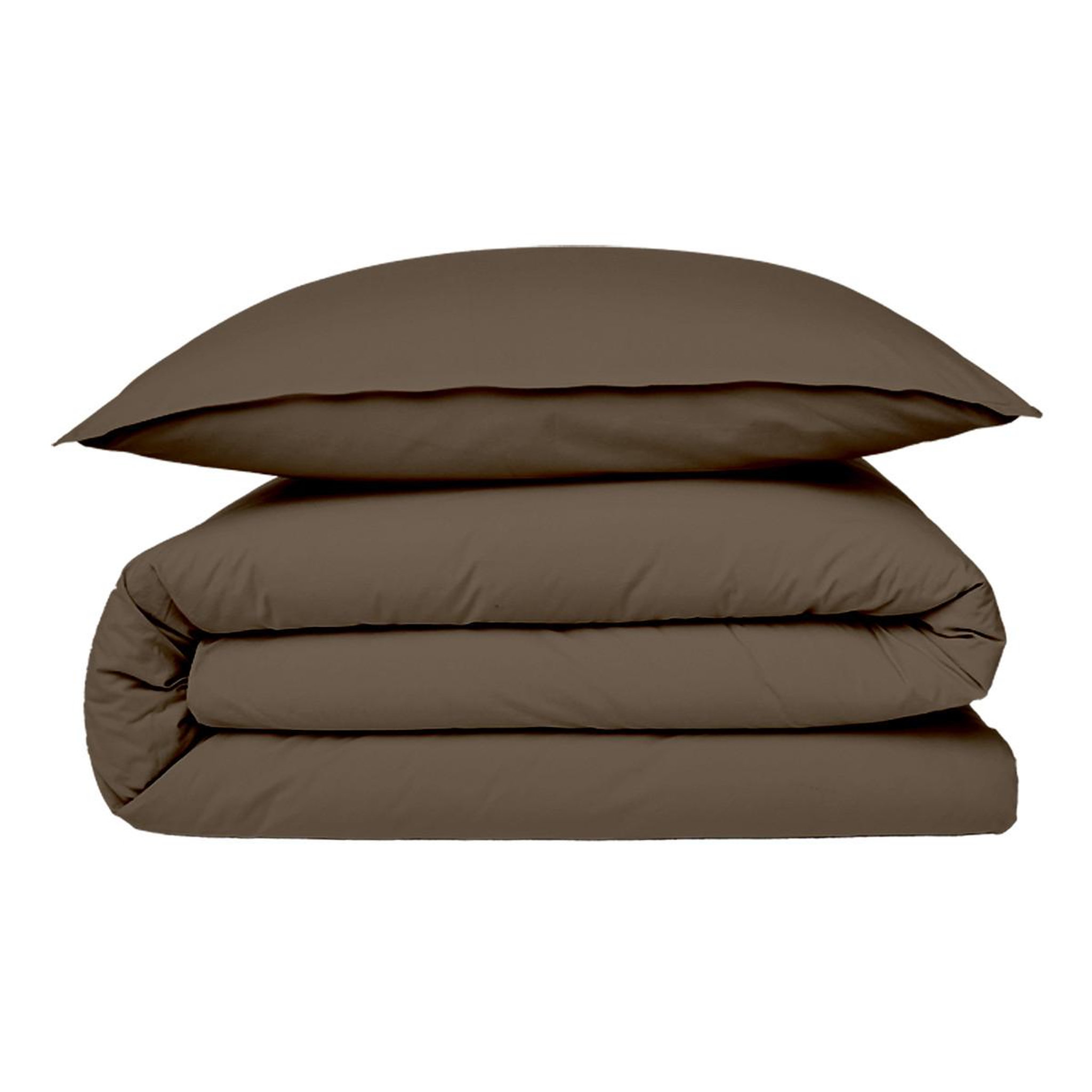 Voir la diapositive 1 : FUTURE HOME Housse de couette en coton 57 fils unie
