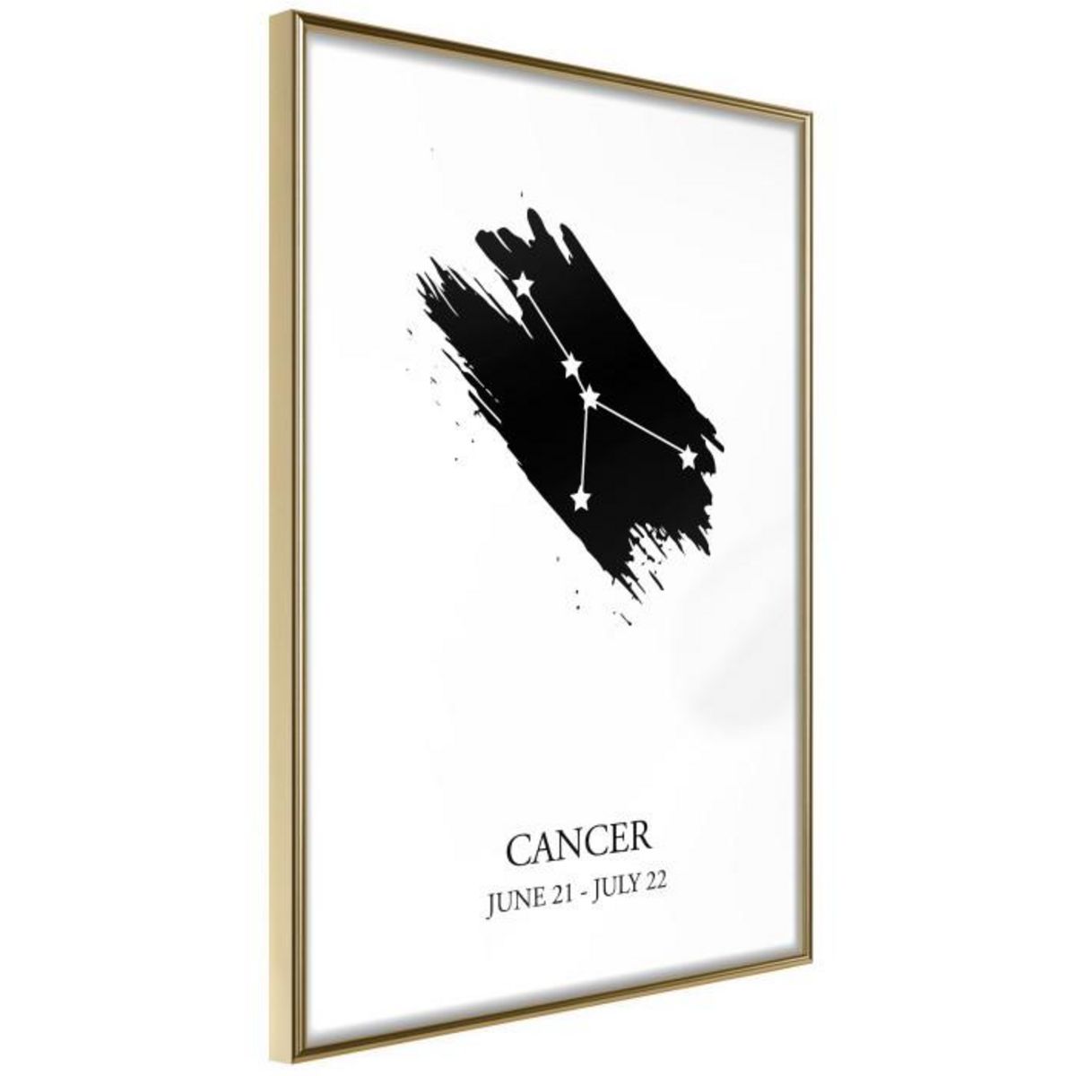 Paris Prix Affiche Murale Encadrée  Zodiac Cancer I