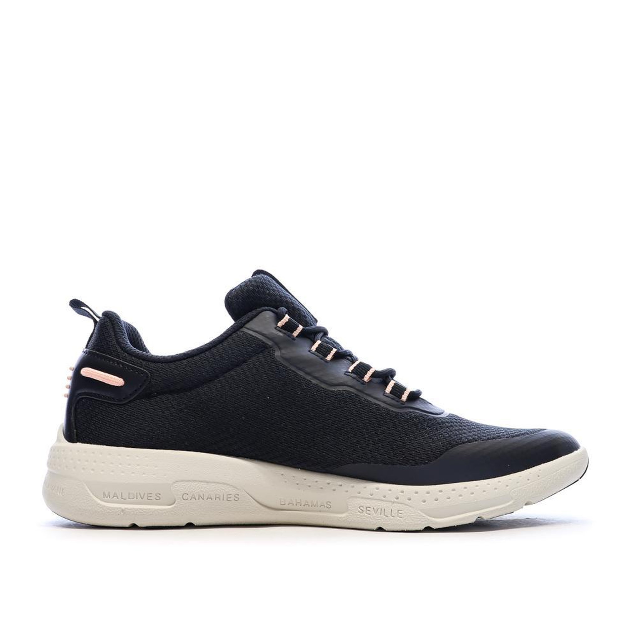 Voir la diapositive 2 : TBS Baskets Marine Femme TBS JAZZEVO